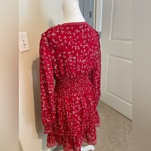 red dress perfect for Valentine’s Day